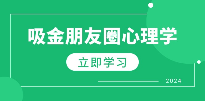 朋友圈吸金心理学：揭秘心理学原理，增加业绩，打造个人IP与行业权威-爱我搜(25so)资源网