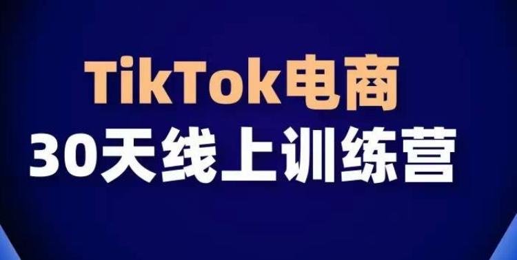 TikTok电商带货30天线上课，不可错过的全球流量洼地！-爱我搜(25so)资源网