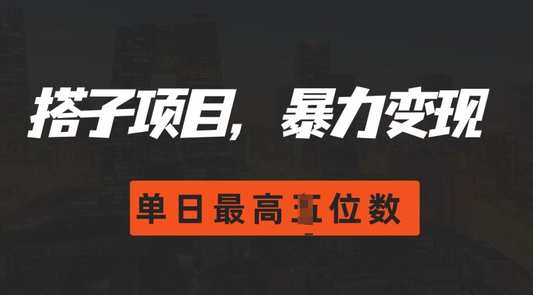 2024搭子玩法，0门槛，暴力变现，单日最高破四位数【揭秘】-爱我搜(25so)资源网