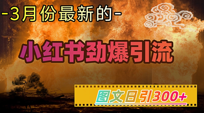 小红书超劲爆引流手段，图文日引300+轻松变现1W-爱我搜(25so)资源网