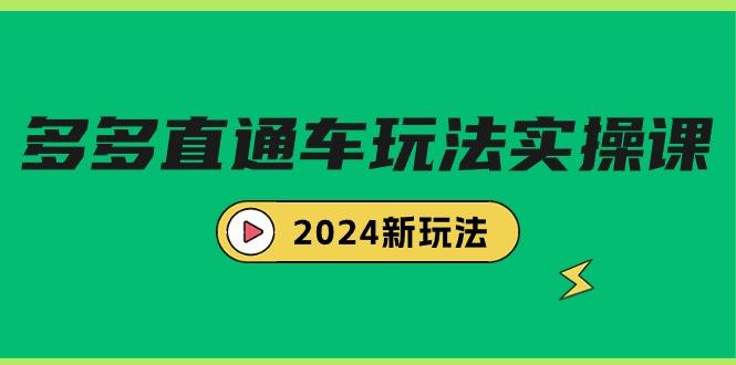 (9412期)多多直通车玩法实战课，2024新玩法(7节课)-爱我搜(25so)资源网