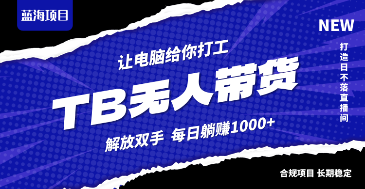 淘宝无人直播最新玩法，不违规不封号，轻松月入3W+-爱我搜(25so)资源网