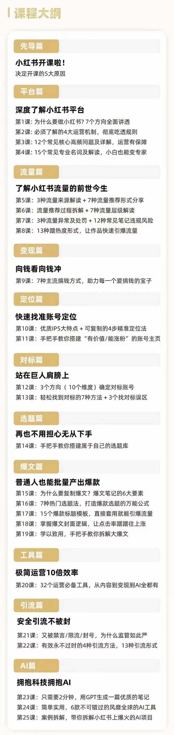 2024年最新小红书运营课程：普通人也能引爆小红书(25节课)-爱我搜(25so)资源网