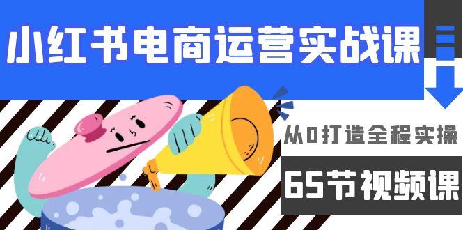 (9724期)小红书电商运营实战课，从0打造全程实操(65节视频课)-爱我搜(25so)资源网