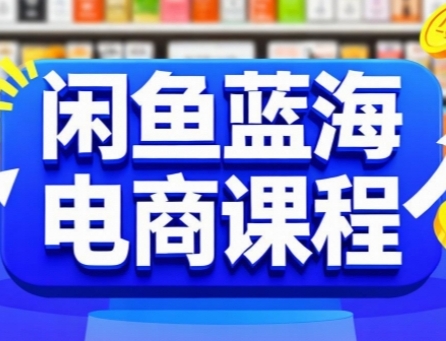 闲鱼蓝海电商课程，手把手助你快速上手，轻松实现闲鱼稳定盈利-爱我搜(25so)资源网
