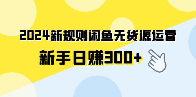 (9522期)2024新规则闲鱼无货源运营新手日赚300+-爱我搜(25so)资源网