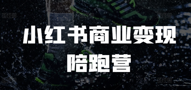 小红书商业变现陪跑营，小红书电商教程-爱我搜(25so)资源网