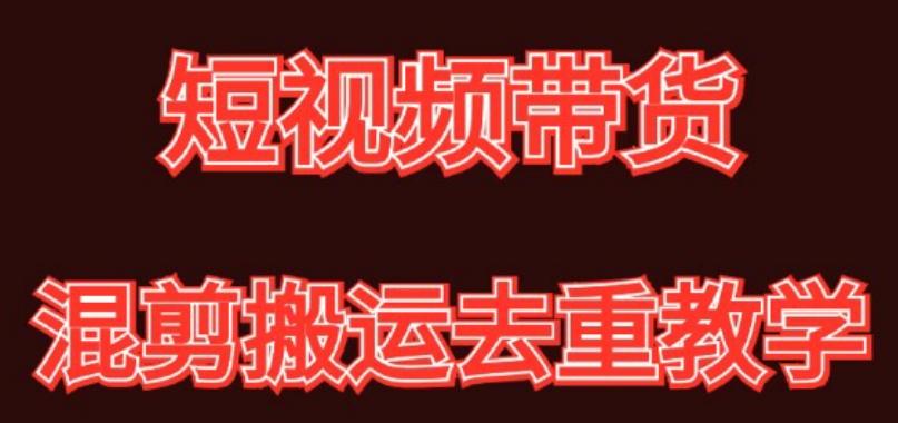混剪去重短视频带货玩法，混剪搬运简单过原创思路分享-爱我搜(25so)资源网