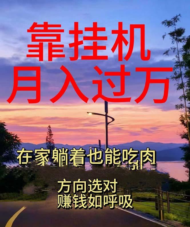 靠挂机，日入1000+，躺着也能吃肉，电脑手机都可挂-爱我搜(25so)资源网