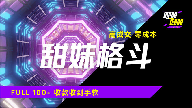 高成交零成本，售卖甜美格斗课程，谁发谁火，加爆微信，日入1000+收款…-爱我搜(25so)资源网