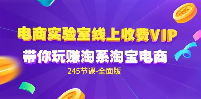 (9859期)电商-实验室 线上收费VIP，带你玩赚淘系淘宝电商(245节课-全面版)-爱我搜(25so)资源网