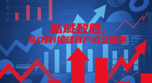 私域致胜，从0到1搭建客户成交体系-爱我搜(25so)资源网