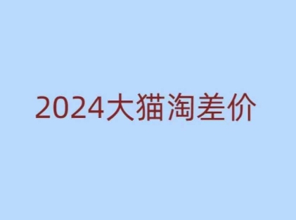 2024版大猫淘差价课程，新手也能学的无货源电商课程-爱我搜(25so)资源网