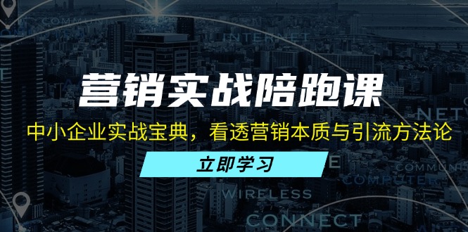 营销实战陪跑课：中小企业实战宝典，看透营销本质与引流方法论-爱我搜(25so)资源网