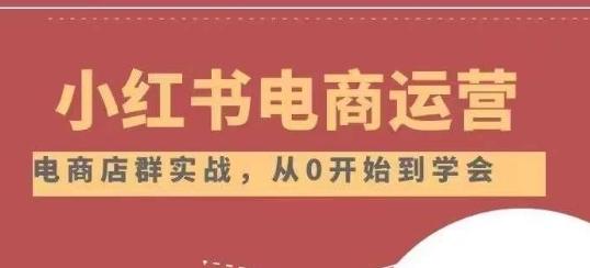 小红书店铺运营从小白到大神2.0，从入门到精通-爱我搜(25so)资源网