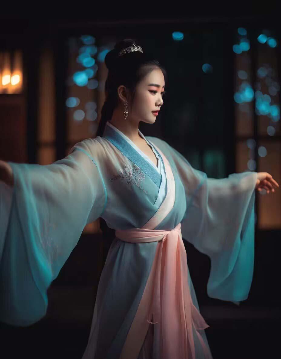 Midjourney关键词-AI生成中国风古装汉服美女人像提示关键词-爱我搜(25so)资源网