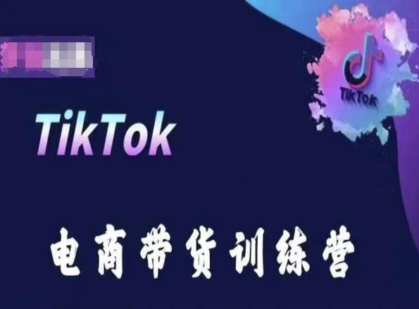 TikTok电商带货训练营，跟随时代潮流，跨境掘金-爱我搜(25so)资源网