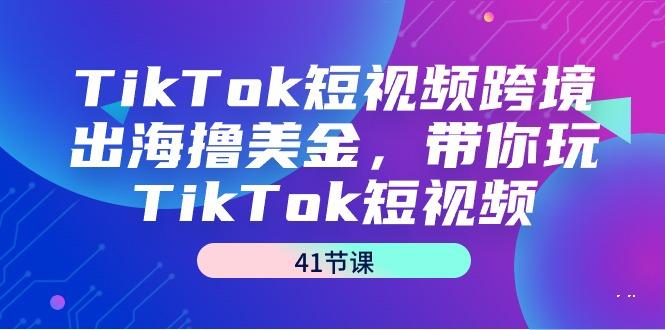 TikTok短视频跨境出海撸美金，带你玩TikTok短视频(41节课)-爱我搜(25so)资源网