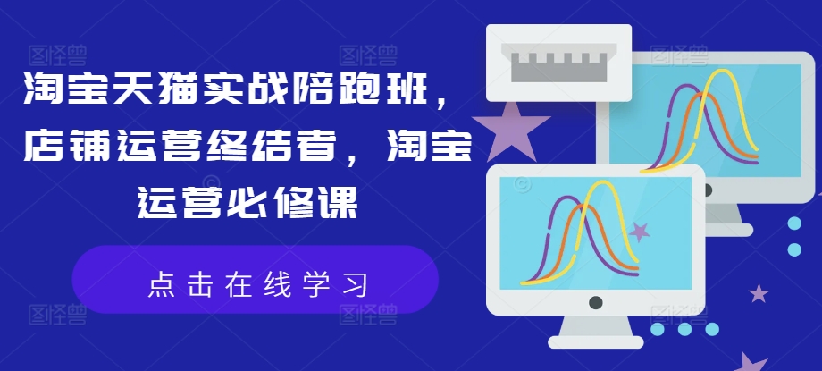 淘宝天猫实战陪跑班，店铺运营终结者，淘宝运营必修课-爱我搜(25so)资源网