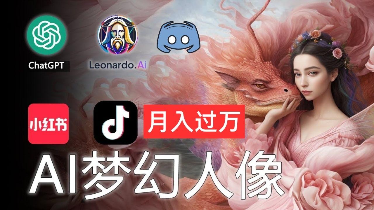 AI摄影梦幻人像：零基础也能月入过万的秘密-爱我搜(25so)资源网