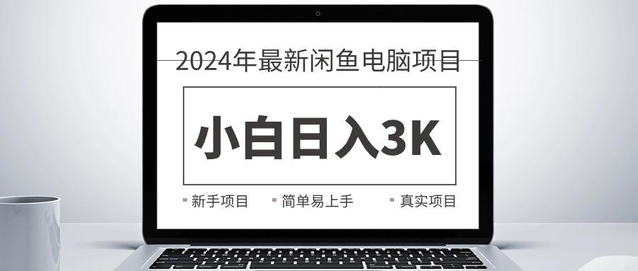 2024最新闲鱼卖电脑项目，新手小白日入3K+，最真实的项目教学-爱我搜(25so)资源网