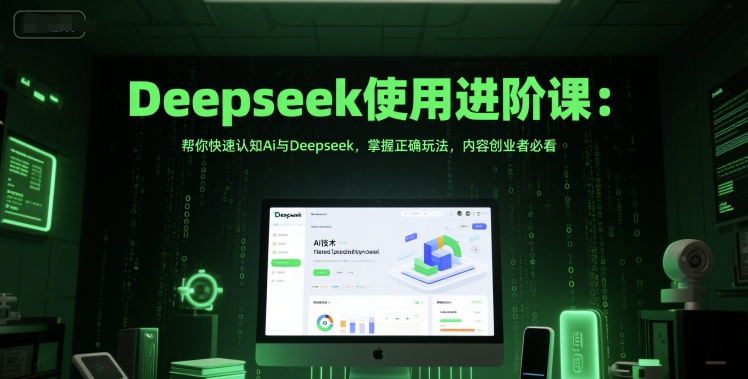 Deepseek使用进阶课：帮你快速认知Ai与Deepseek，掌握正确玩法，内容创业者必看-爱我搜(25so)资源网