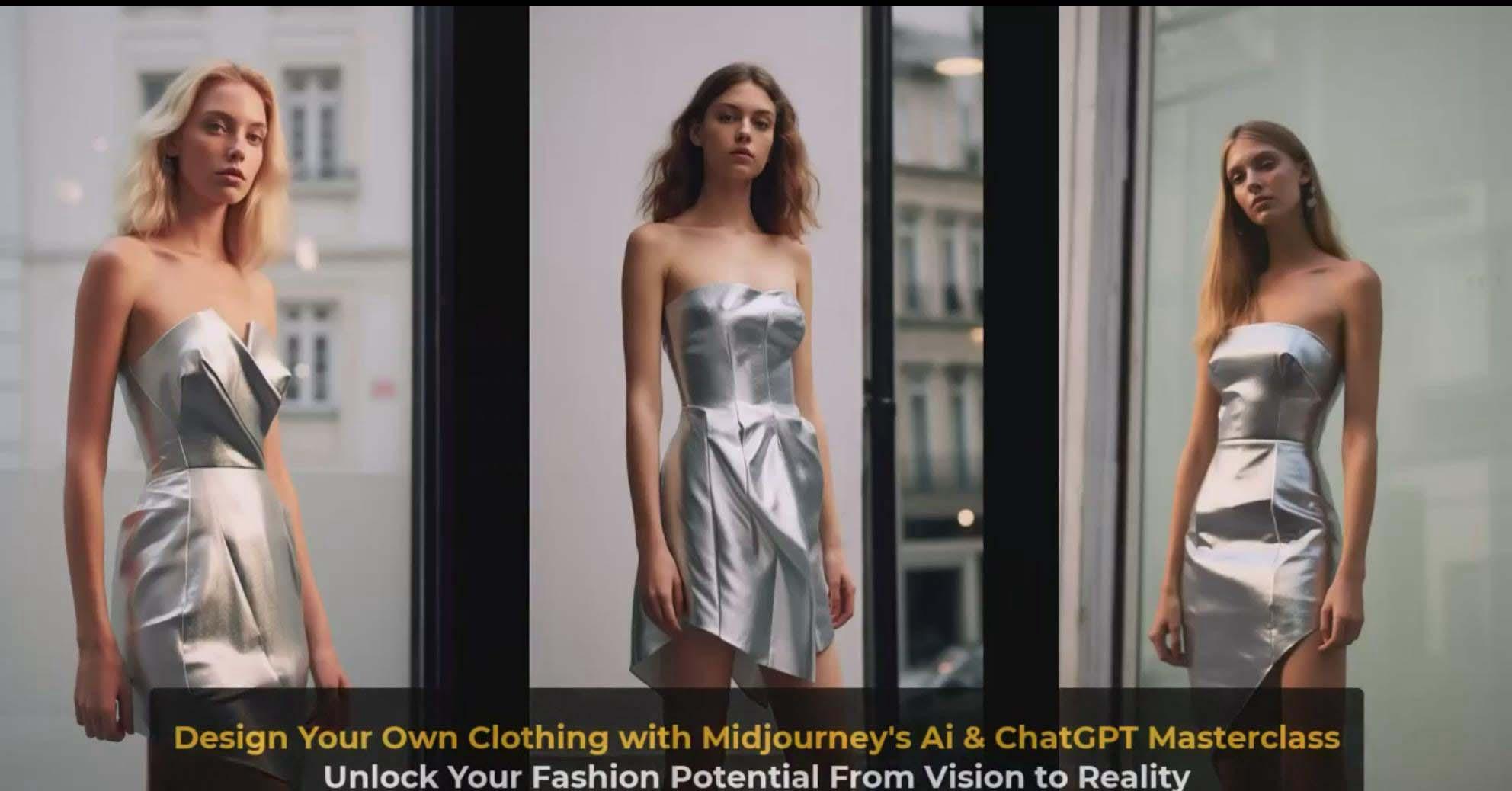 图片[8]-利用 Midjourneys Ai 人工智能设计自己的服装AI大师班-10节课-中英字幕-爱我搜(25so)资源网
