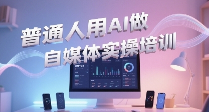 普通一个人用AI做自媒体，助你轻松开启AI自媒体创作之路-爱我搜(25so)资源网