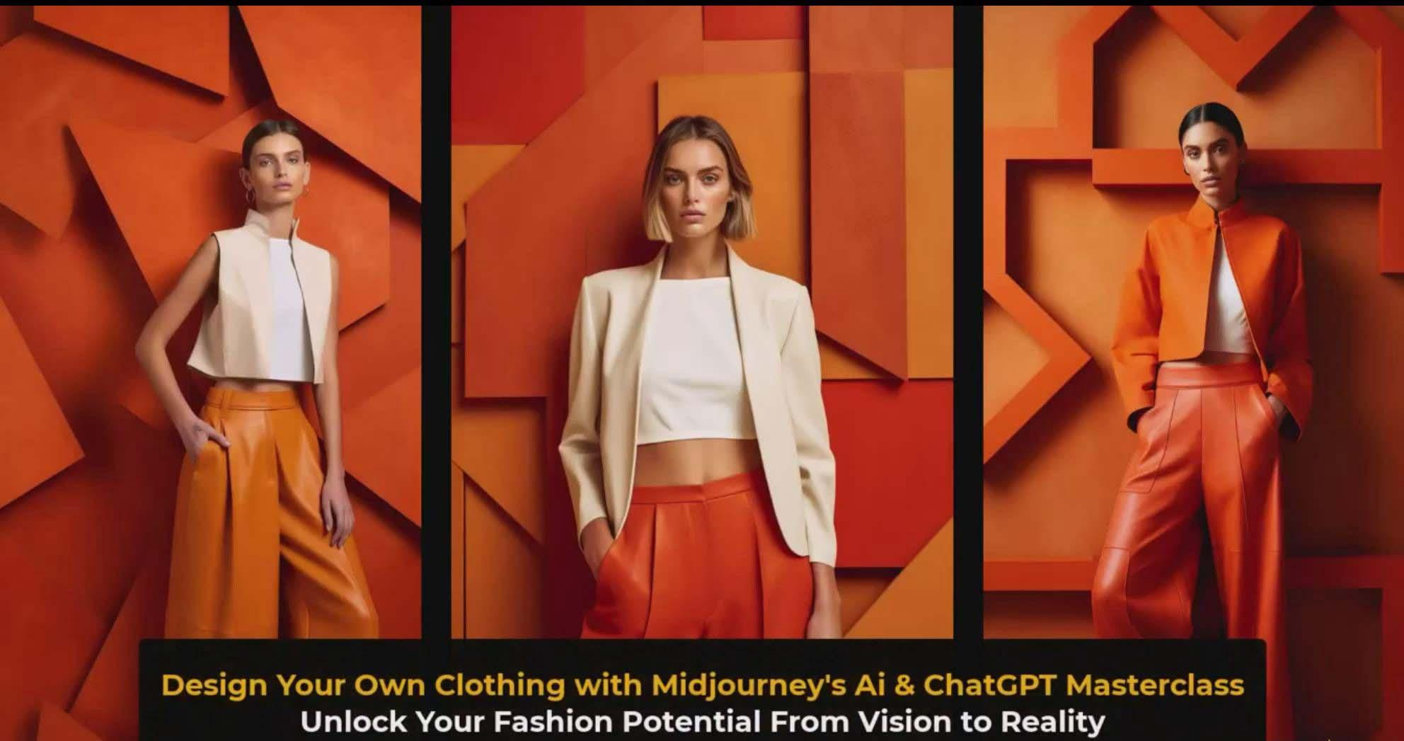 图片[3]-利用 Midjourneys Ai 人工智能设计自己的服装AI大师班-10节课-中英字幕-爱我搜(25so)资源网