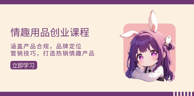 情趣用品创业课程：涵盖产品合规，品牌定位，营销技巧，打造热销情趣产品-爱我搜(25so)资源网