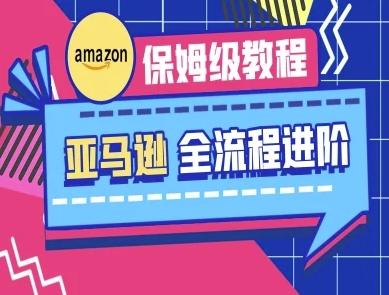 亚马逊保姆级全流程实操教程-跨境电商教程-爱我搜(25so)资源网