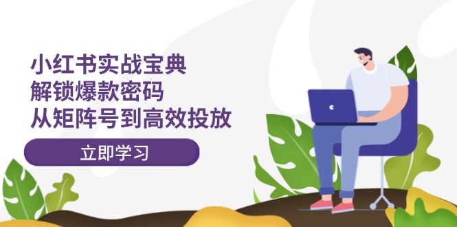 小红书实战宝典：解锁爆款密码，从矩阵号到高效投放-爱我搜(25so)资源网