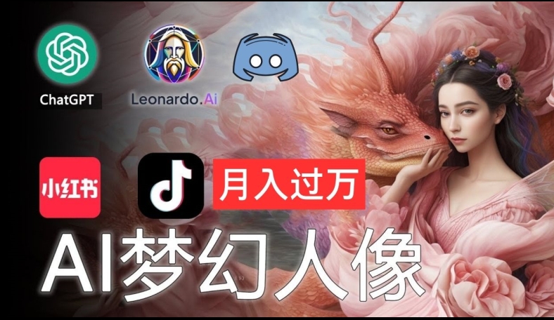 AI摄影梦幻人像：零基础也能月入过万的秘密【揭秘】-爱我搜(25so)资源网
