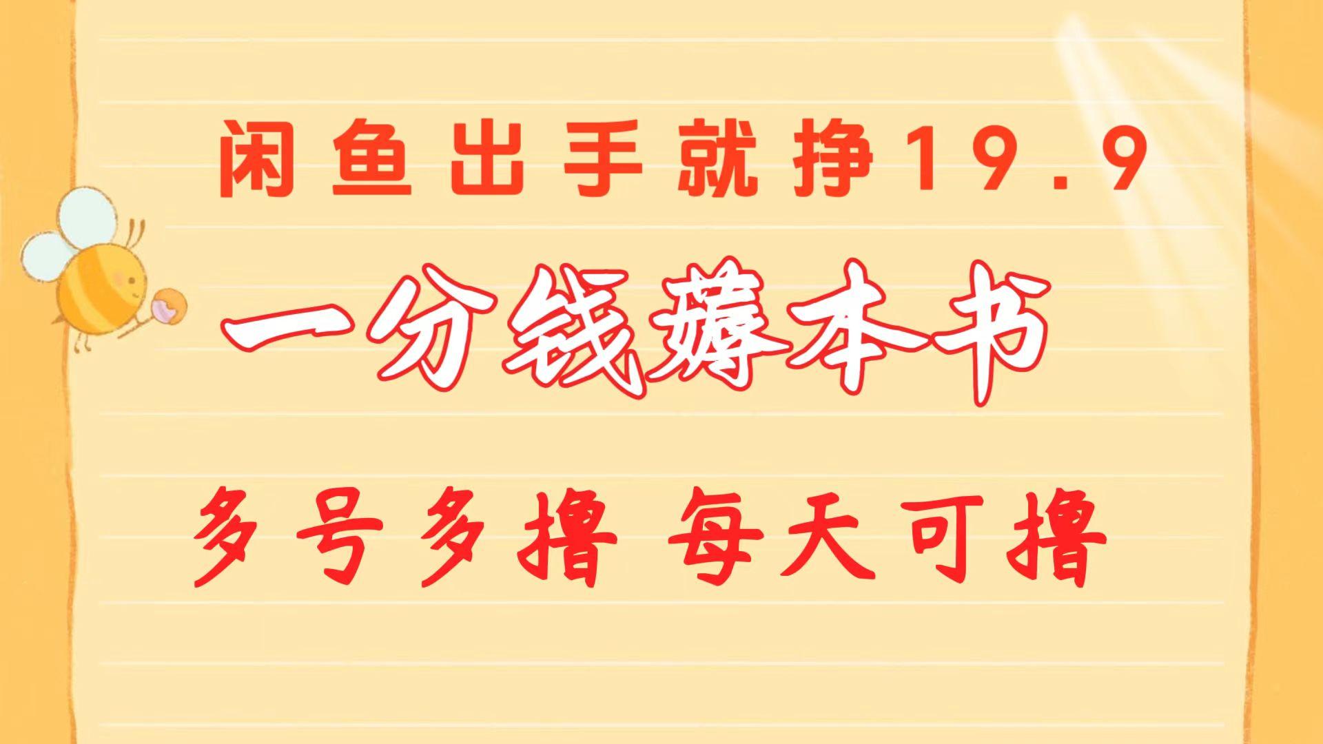 一分钱薅本书 闲鱼出售9.9-19.9不等 多号多撸  新手小白轻松上手-爱我搜(25so)资源网