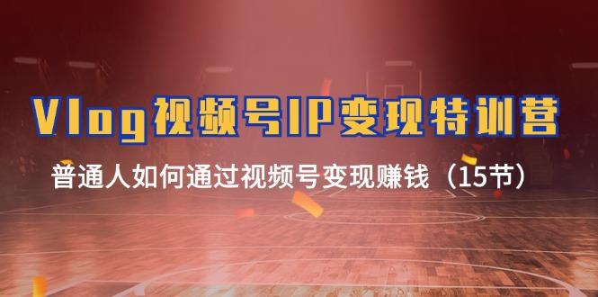 Vlog 视频号IP变现特训营，普通人如何通过视频号变现赚钱(15节-爱我搜(25so)资源网