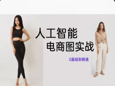 人工智能SD电商图实战，ai绘图0基础到精通-爱我搜(25so)资源网