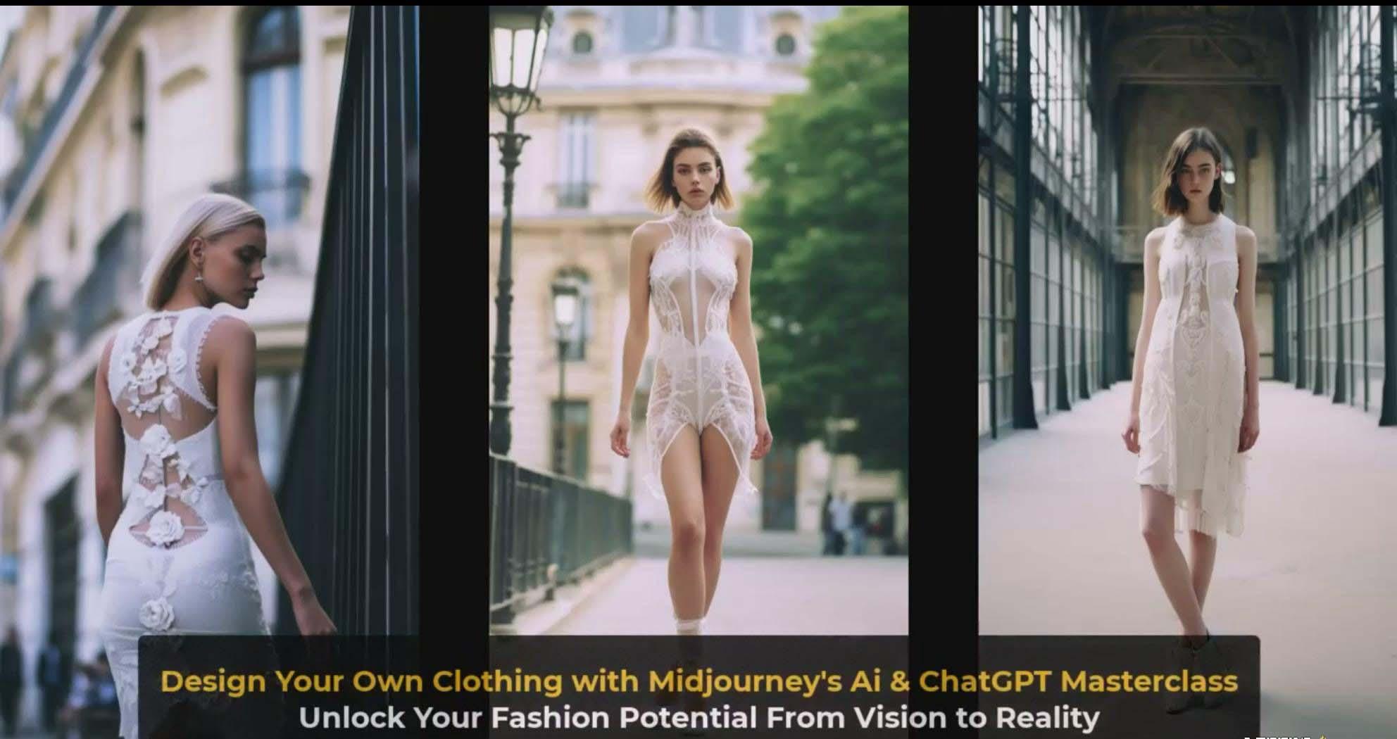 图片[4]-利用 Midjourneys Ai 人工智能设计自己的服装AI大师班-10节课-中英字幕-爱我搜(25so)资源网