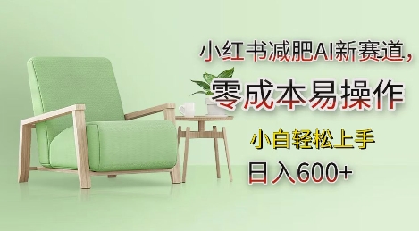 小红书减肥AI新赛道，零成本易操作，日入多张，小白轻松上手【揭秘】-爱我搜(25so)资源网