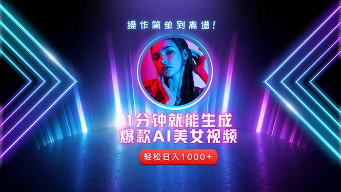 2025年最强副业：用AI做短视频，从零开始打造爆款账号！-爱我搜(25so)资源网