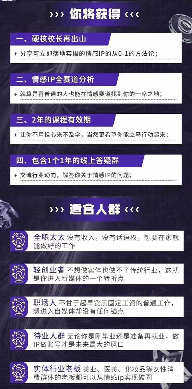 图片[1]-情感直播IP短视频全通大课，普通人的IP之路从情感赛道开始(18节-爱我搜(25so)资源网