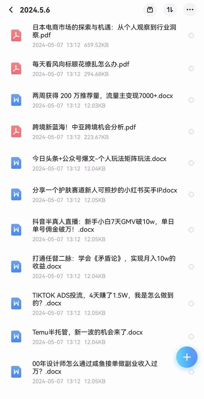 2024生财有术·第八期 互联网创业者聚集地，复制高手赚钱方法(5月9日更新-爱我搜(25so)资源网