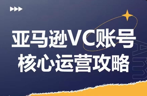 亚马逊VC账号核心玩法解析，实战经验拆解产品模块运营技巧，提升店铺GMV，有效提升运营利润-爱我搜(25so)资源网
